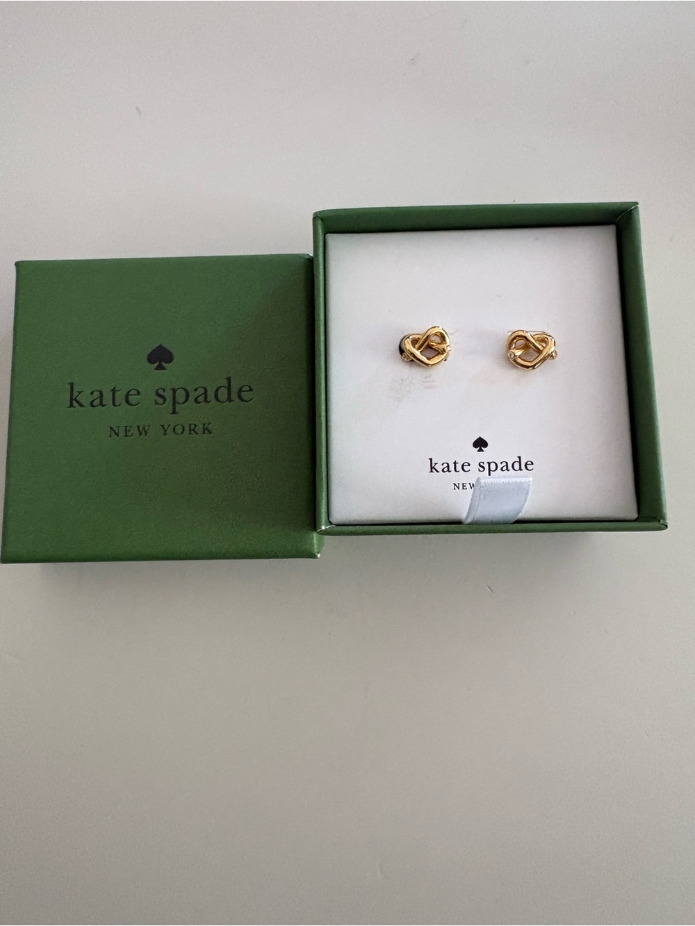 kate spade Gold Love Me Knot Stud Earrings
